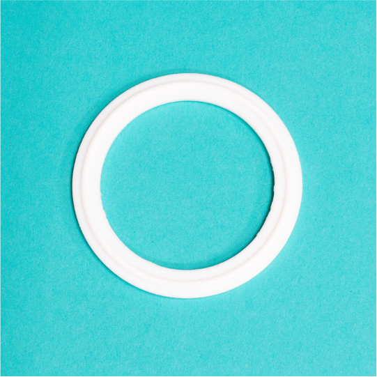 (40MPW-SFY 2.0) 2.0" White Clamp Gasket Viton