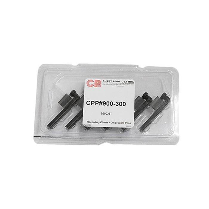 (900-300) Black Chart Pen, .140 NIB Length, 6-Pack