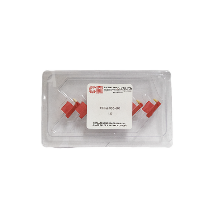 (900-401) RED CHART PENS .140" NIB