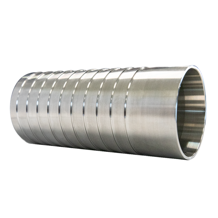 (AHR) Barb x Butt Weld Tube Adapter, 304SS