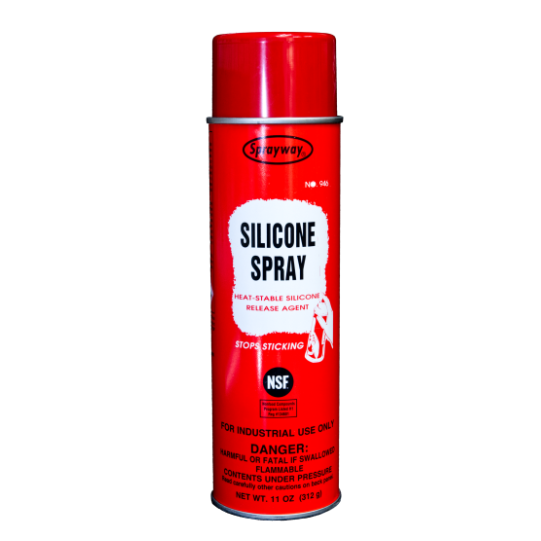 (SILICONE SPRAY) Food Grade Lubricant, Sprayway (12pk)