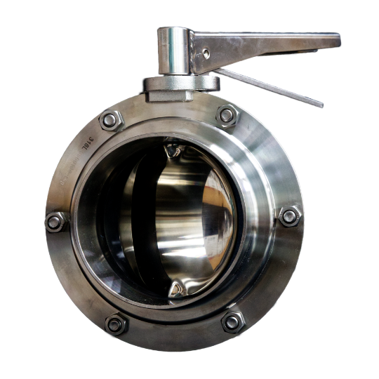 (APVBFV-BW) APV Butt Weld Butterfly Valve EPDM (SV1 Series)